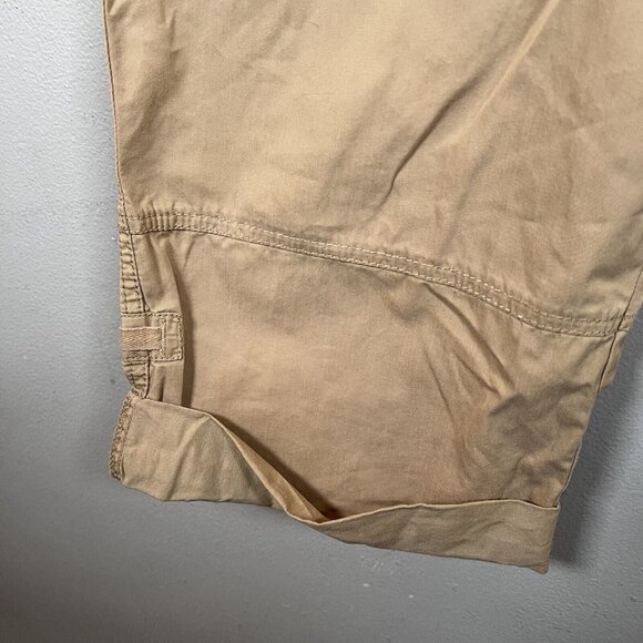 Caribbean Joe Women's Tan Capri Pants Women's Size Petite 14 - Picture 2 of 9